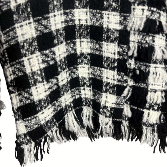MSGM Milano Embellished Tweed Fringe Top Size 38 (M/L) Rare Runway-Style Boucle - Picture 14 of 15